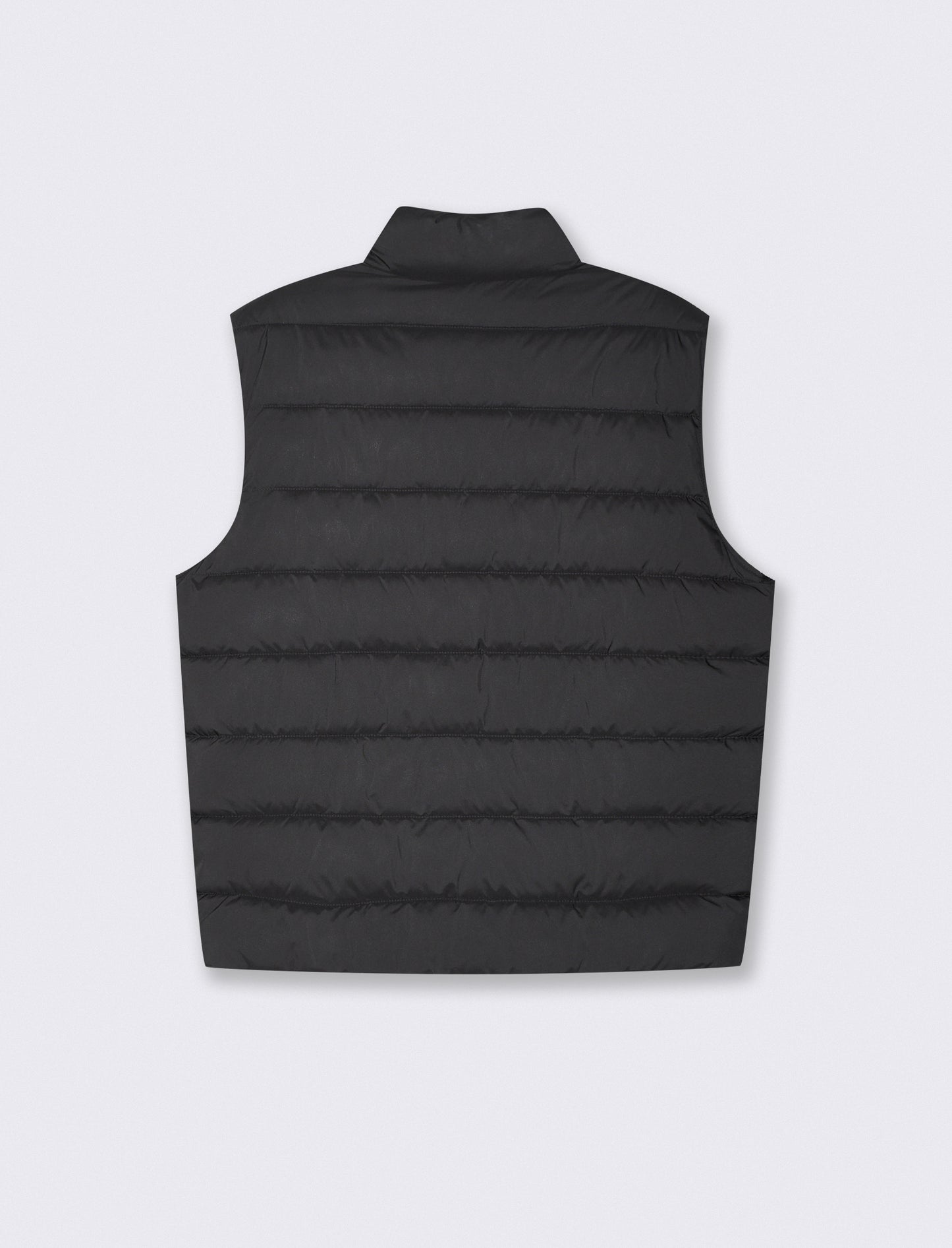 Sleeveless packable down jacket - Black