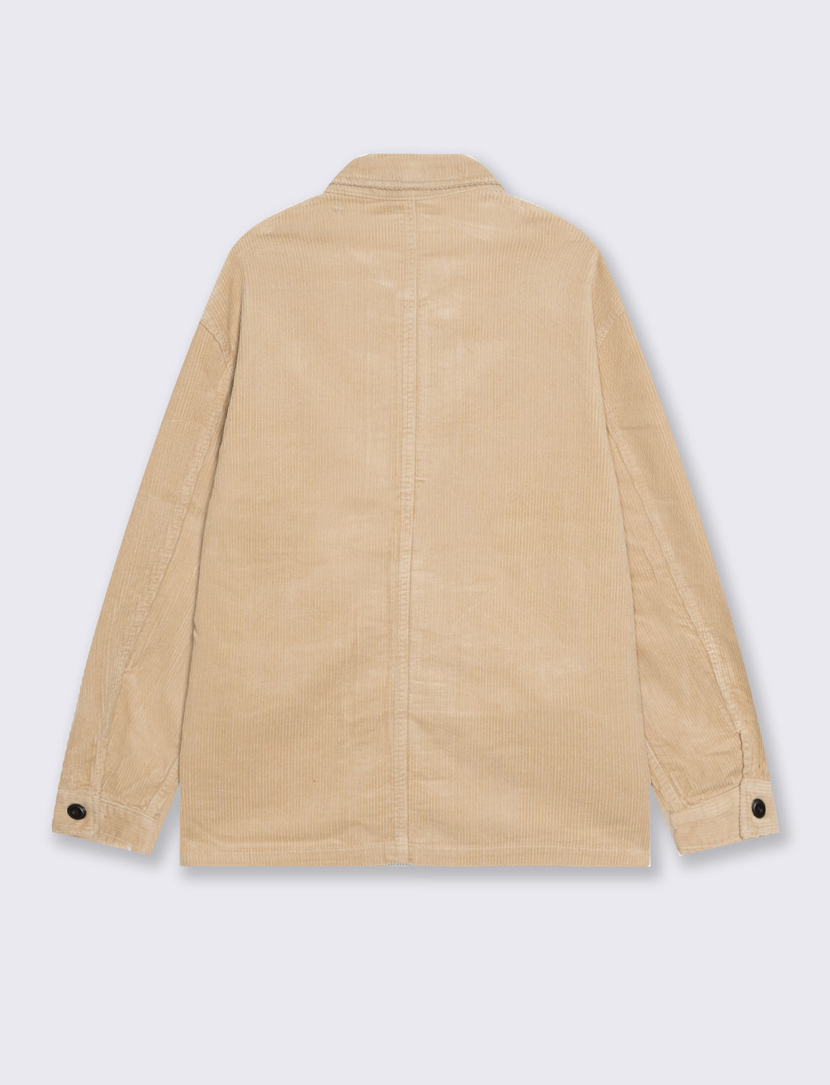 Giacca camicia in velluto a coste elegante - Beige