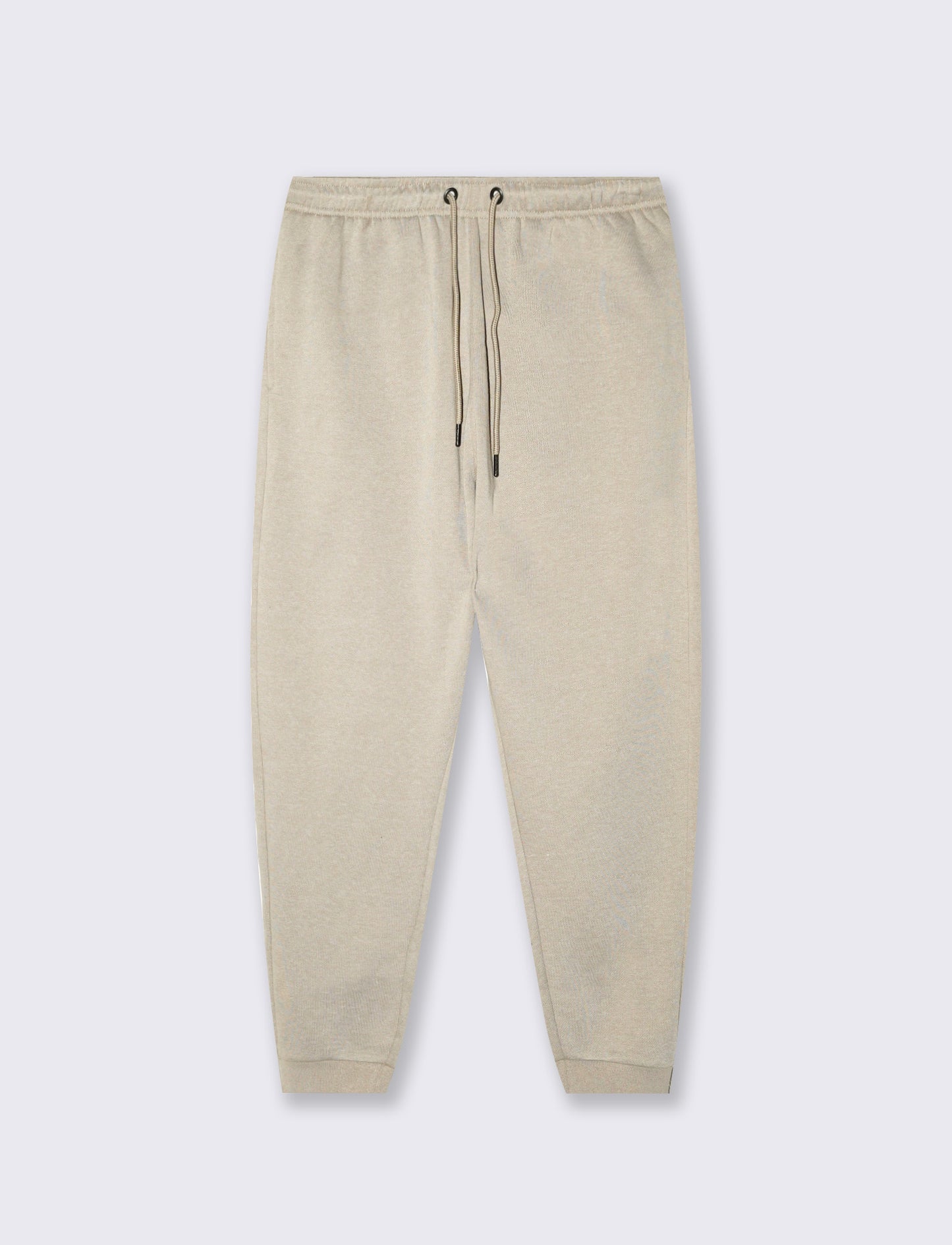 Melange Sweatpants Regular Fit - Beige