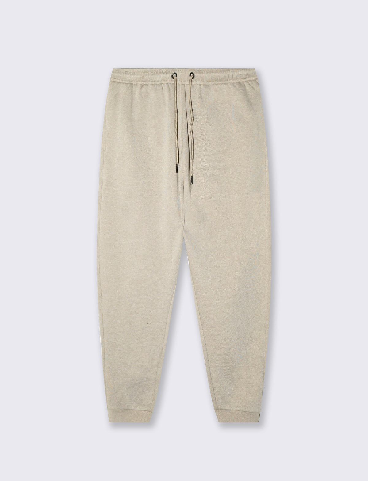 Melange Sweatpants Regular Fit - Beige