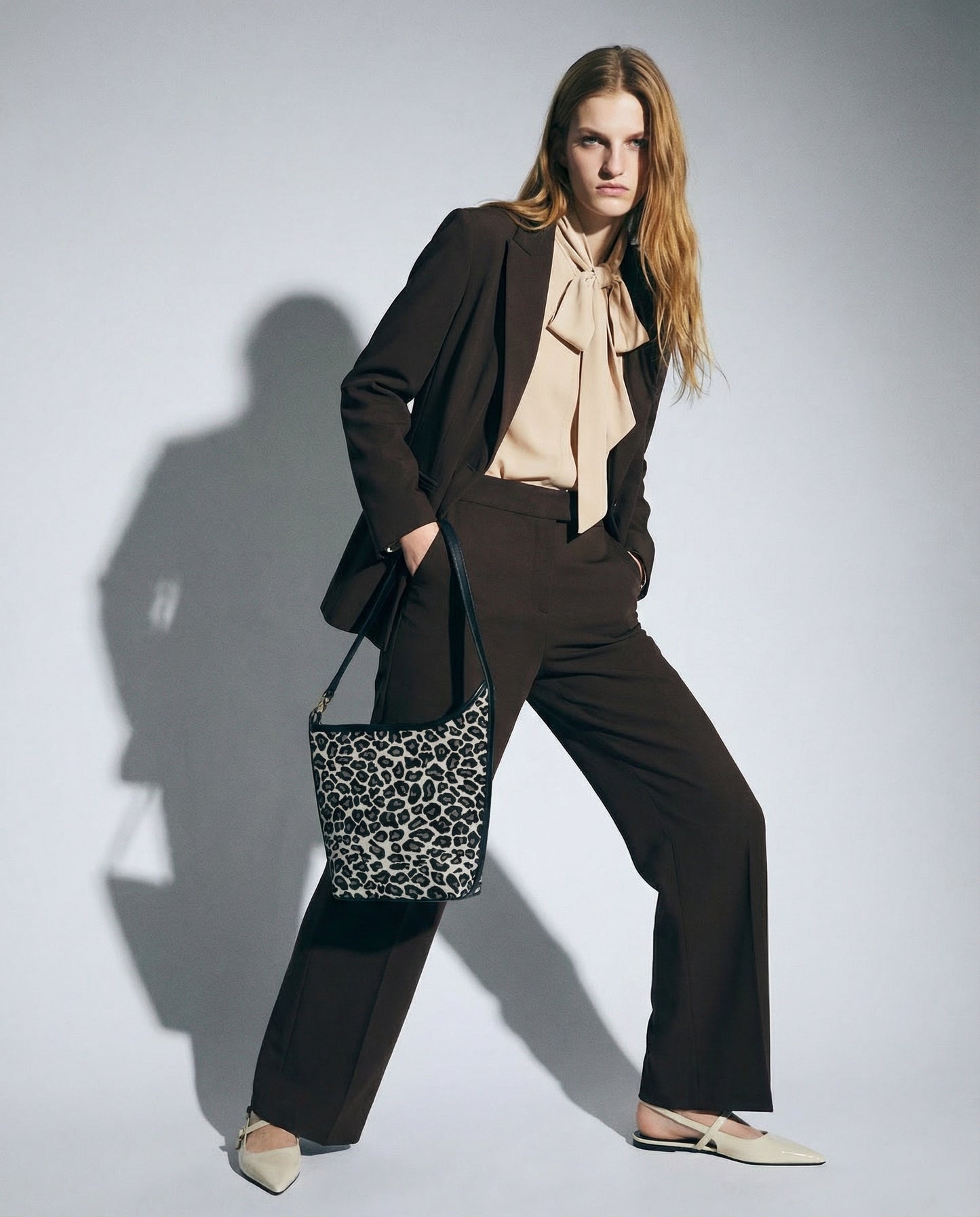 Giacca avvitata monopetto - Moro