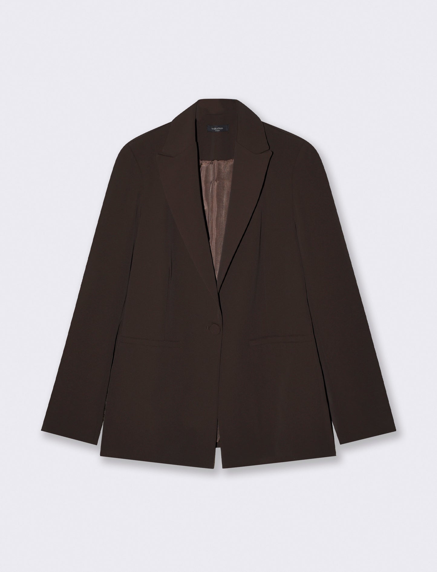 Giacca avvitata monopetto - Moro