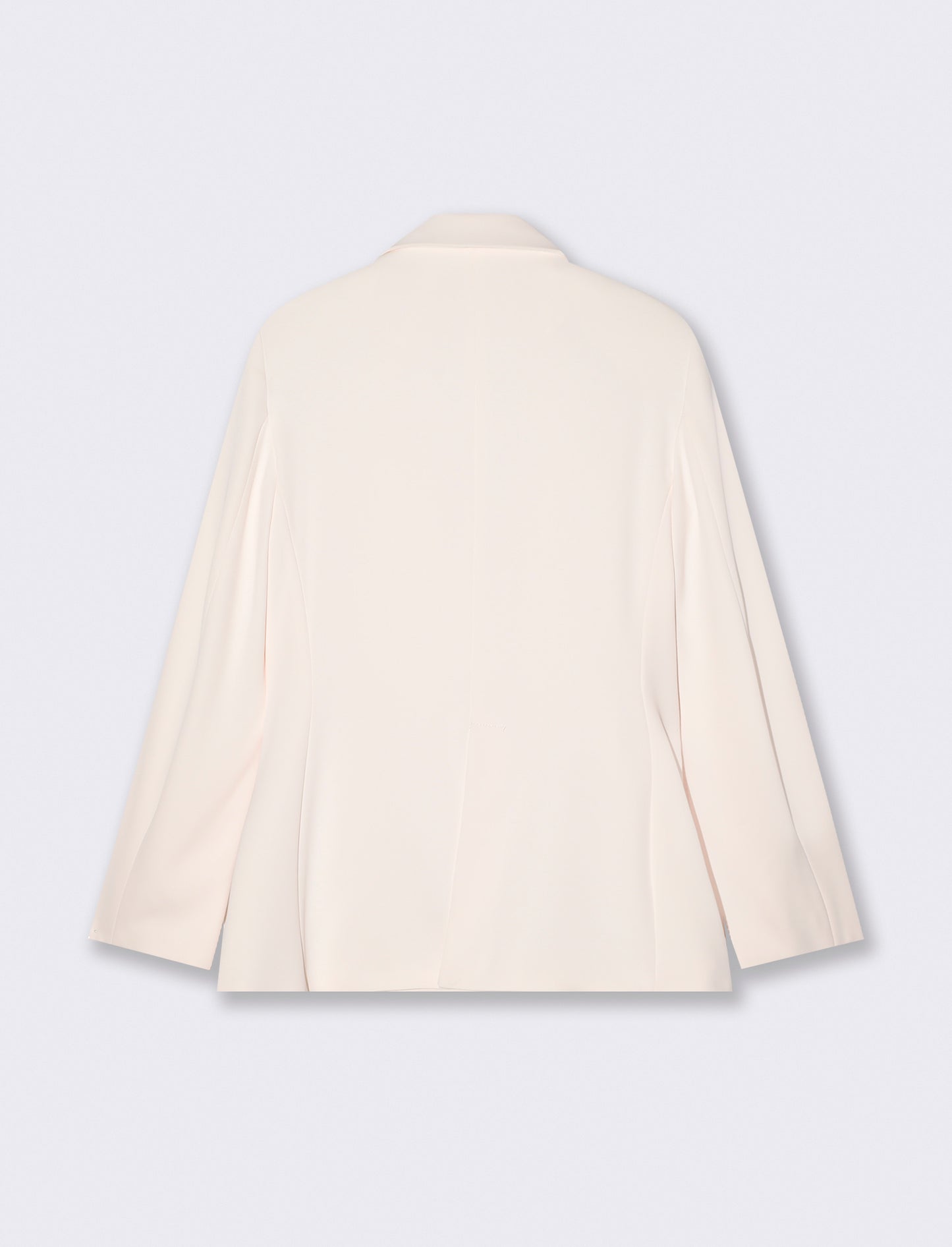 Giacca avvitata monopetto - Bianco panna