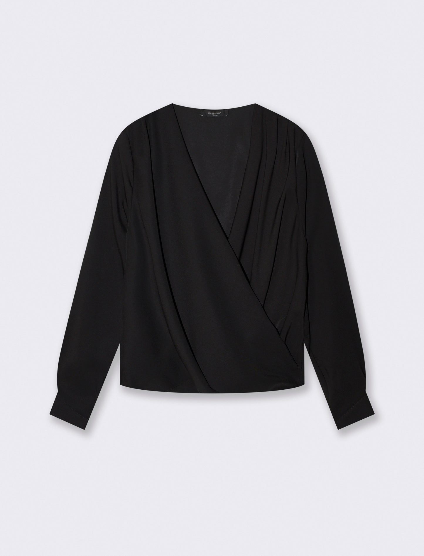 Casacca incrociata - Nero