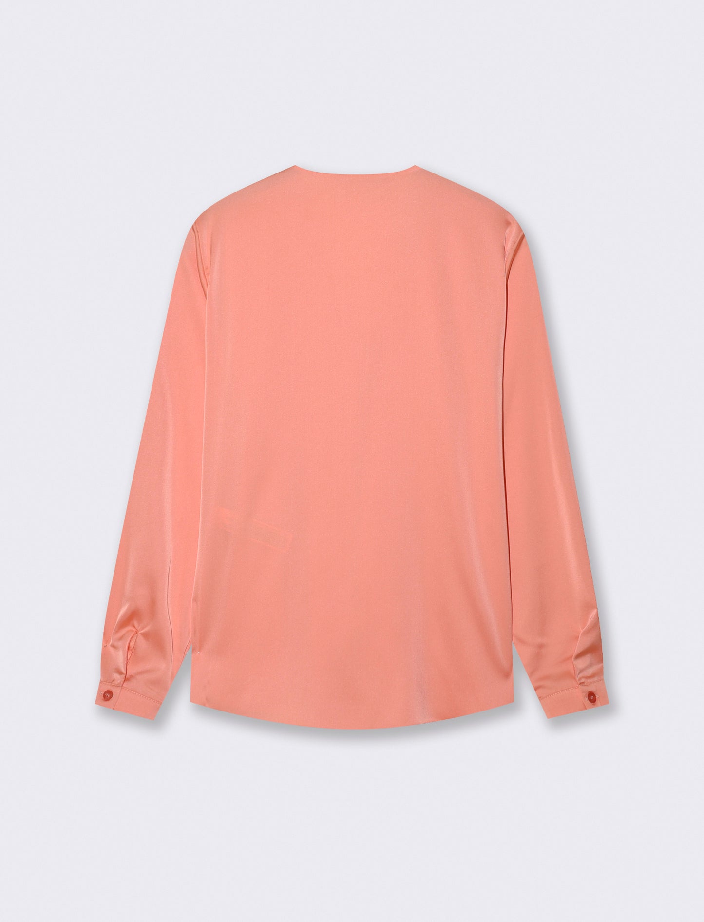 Casacca con dettaglio rouches sullo scollo - Pesca