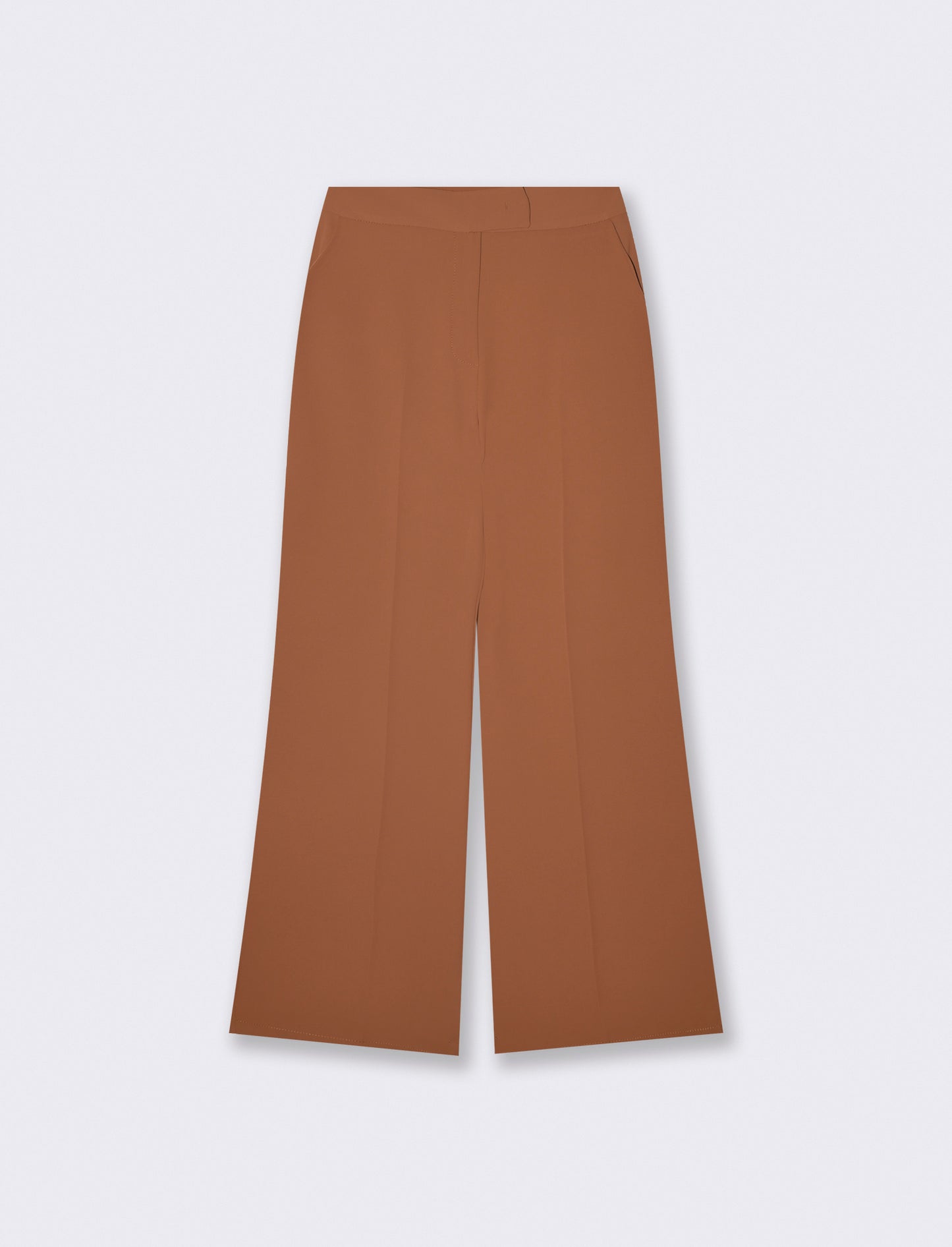 Pantalone Linea Dritta Elegante - Cacao