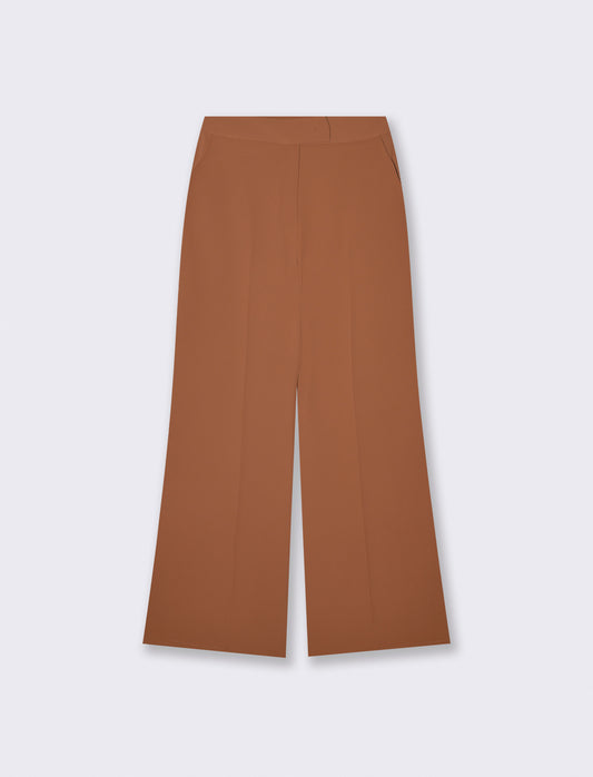 Pantalone Linea Dritta Elegante - Cacao