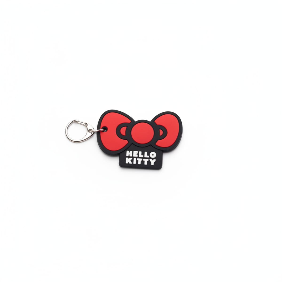 Portachiavi Hello Kitty gommato per bambina - Rosso