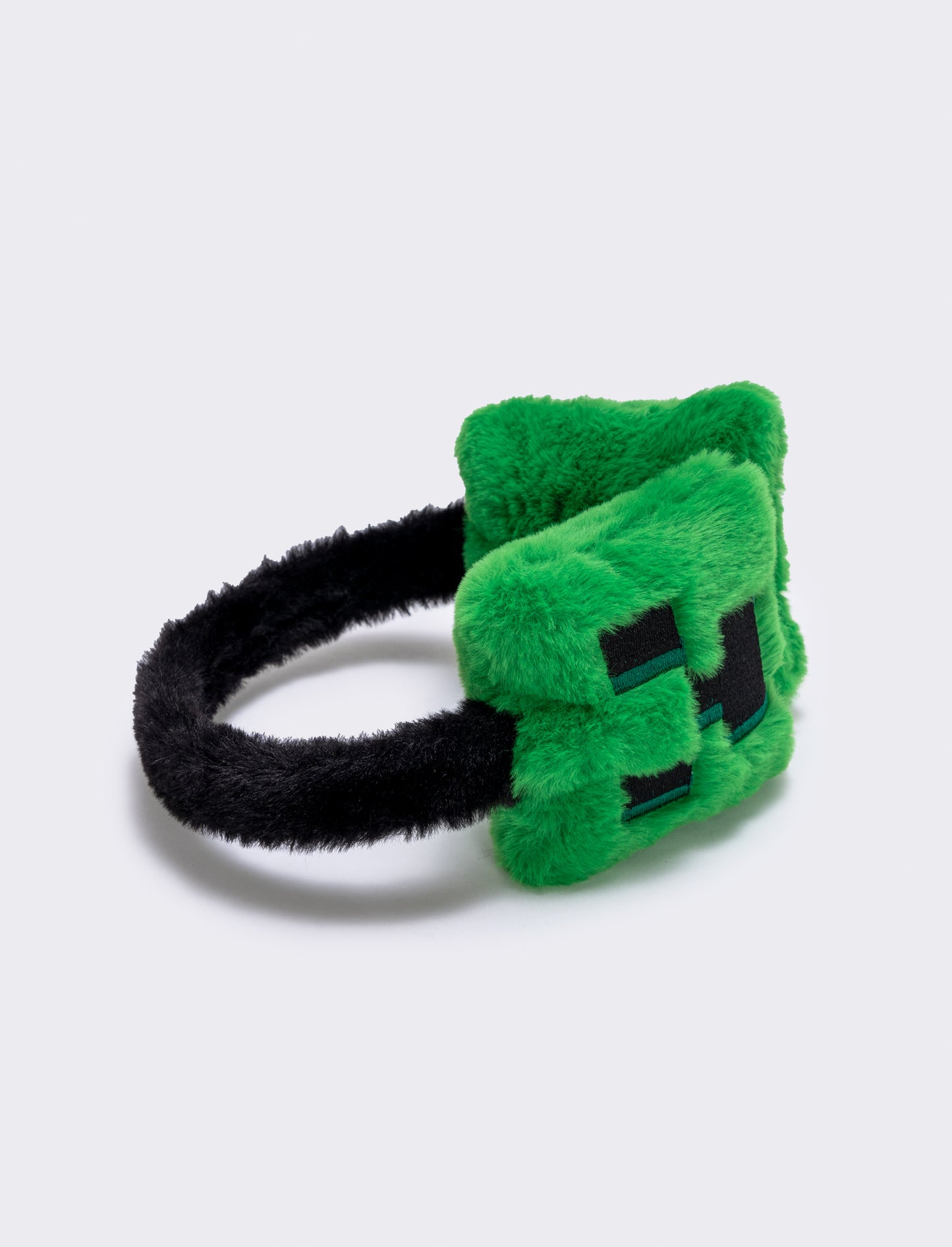 Square Minecraft Ear Covers for Kids - Green