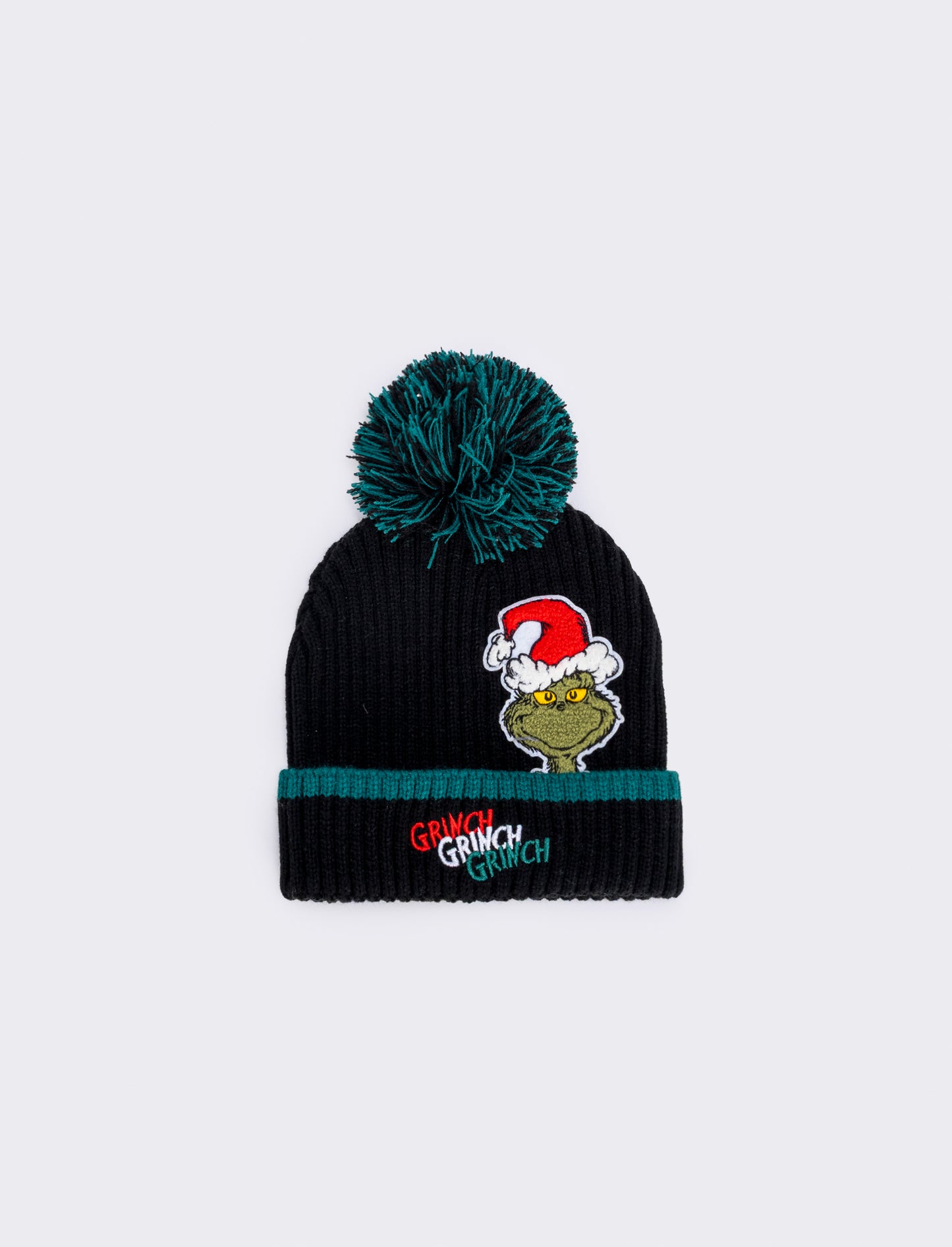 Cappello Grinch per bambini con pon pon - Verde