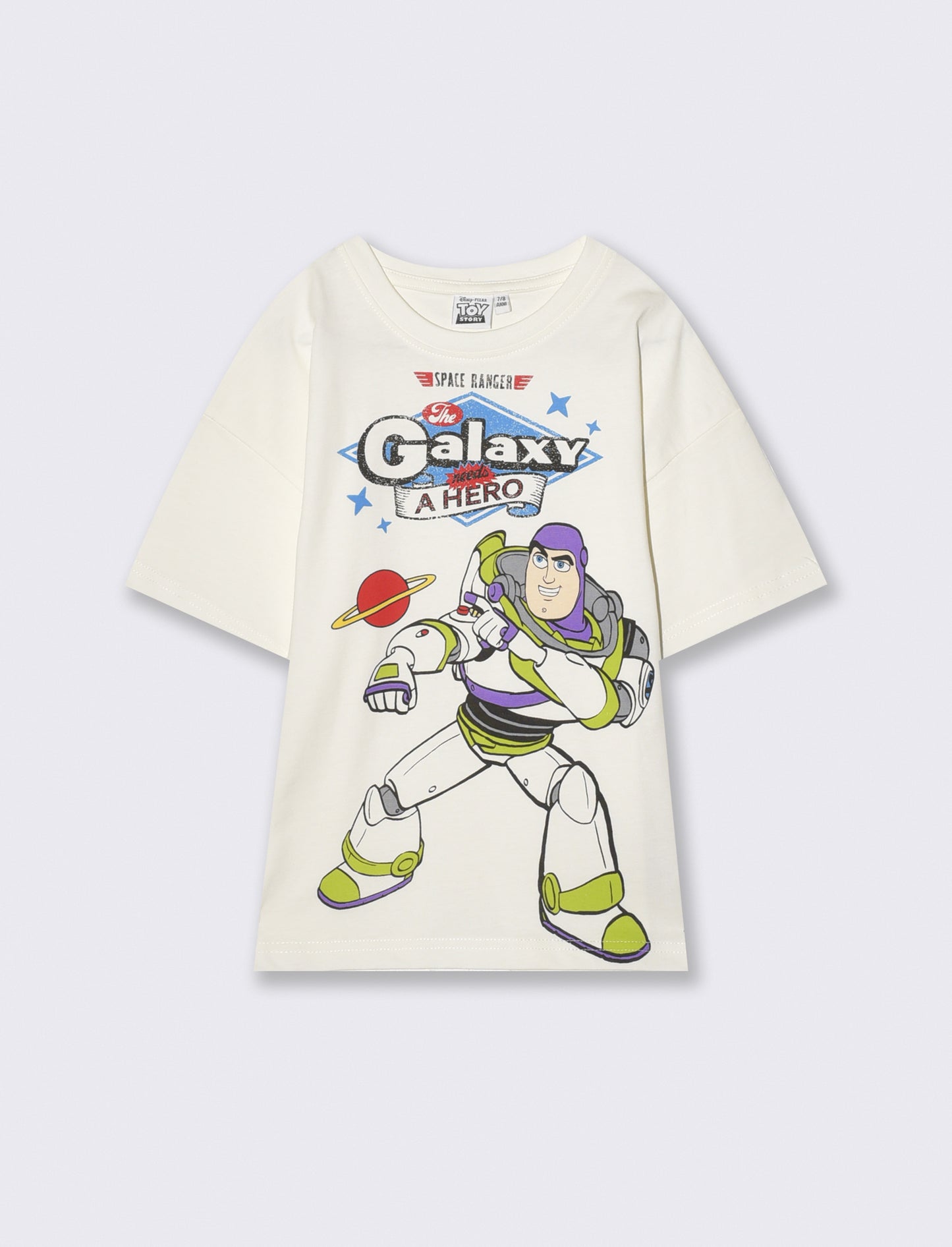 White Crew Neck T-Shirt Toy Story - White
