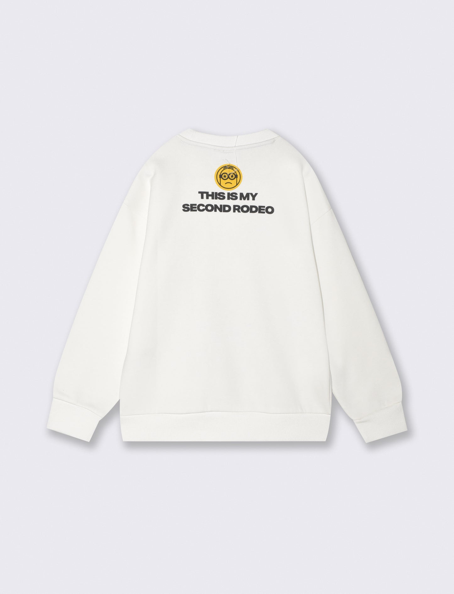 Minions Crewneck Sweatshirt with Print - White