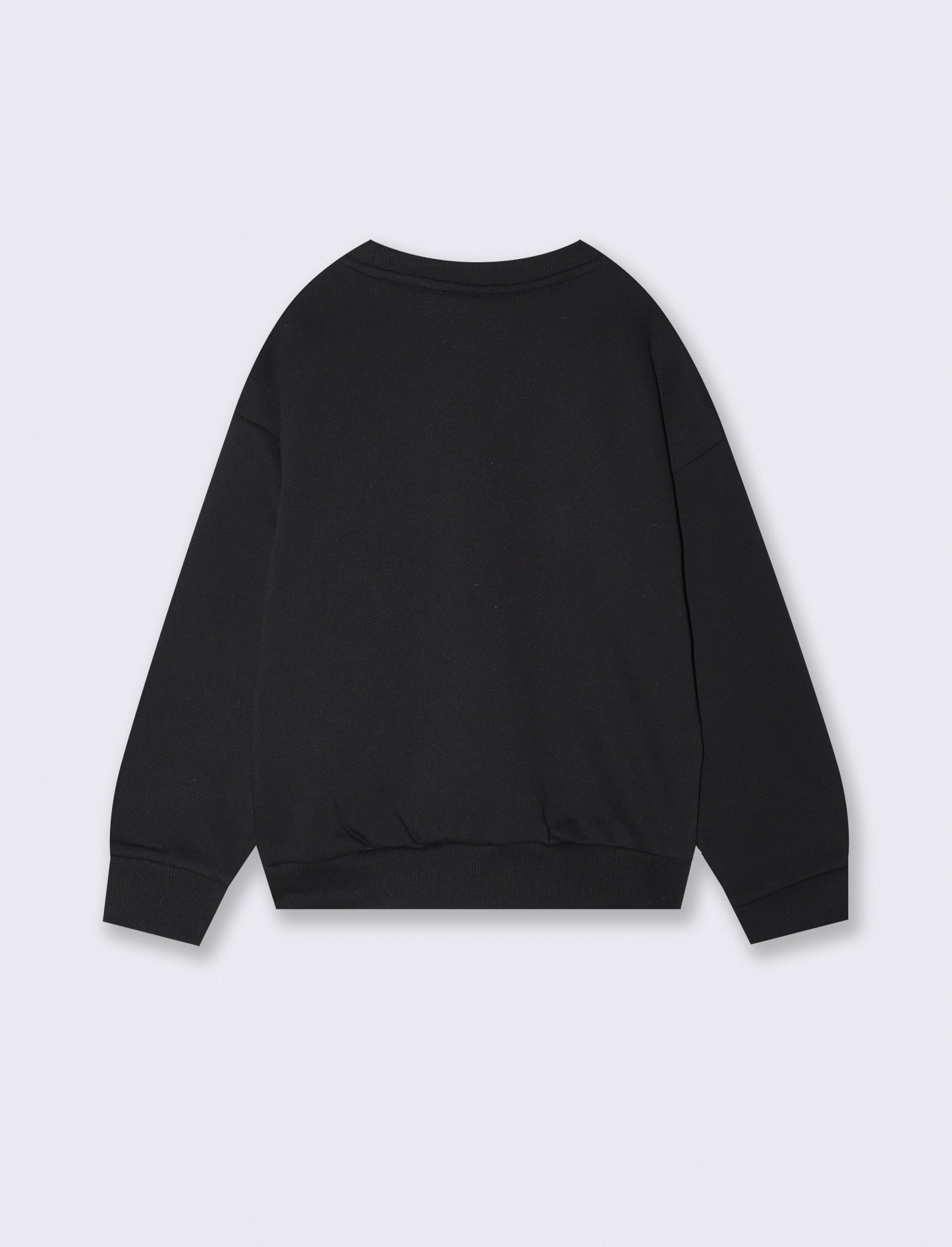 Minions Crewneck Sweatshirt with Print - Black