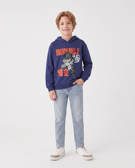 Blue Dragonball Crewneck Sweatshirt - Blue