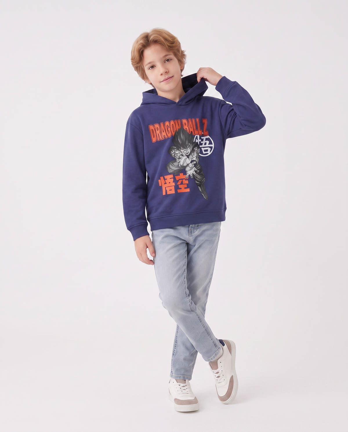 Blue Dragonball Crewneck Sweatshirt - Blue