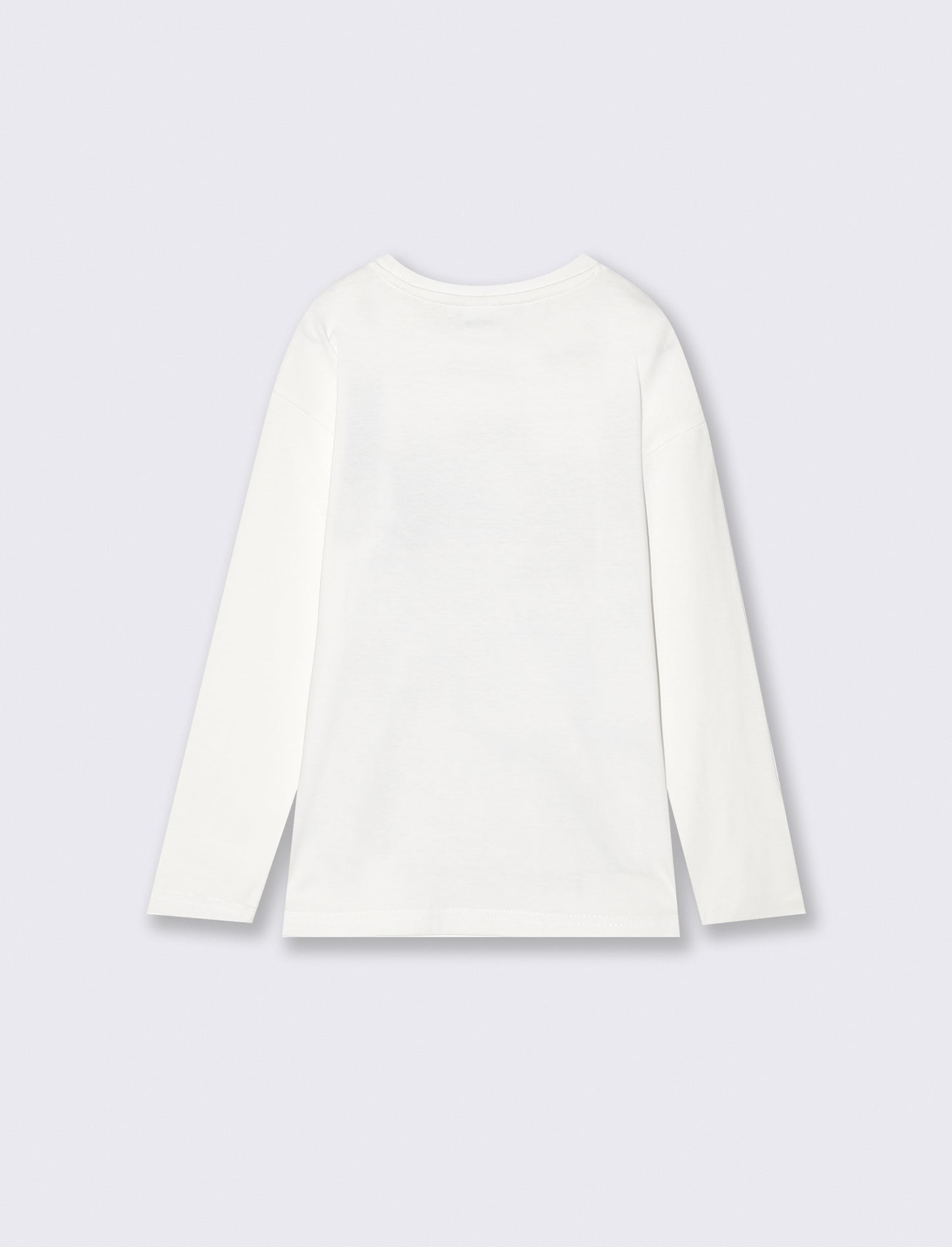 T-shirt Goku maniche lunghe in cotone - Bianco latte