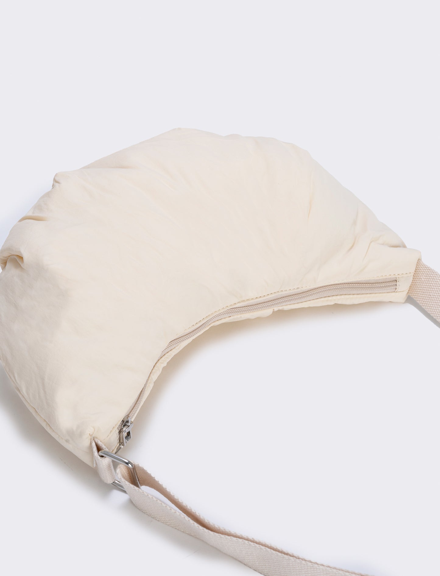 Tracolla nylon mezzaluna elegante - Beige