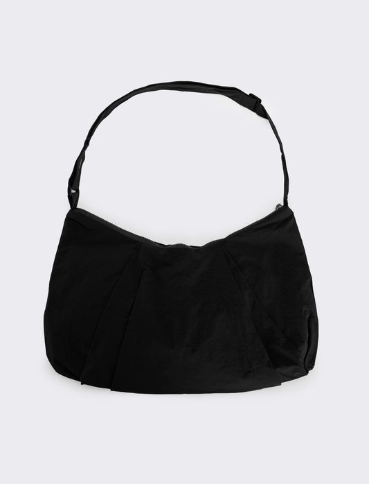 Tracolla Raviolo Grande in Nylon - Nero