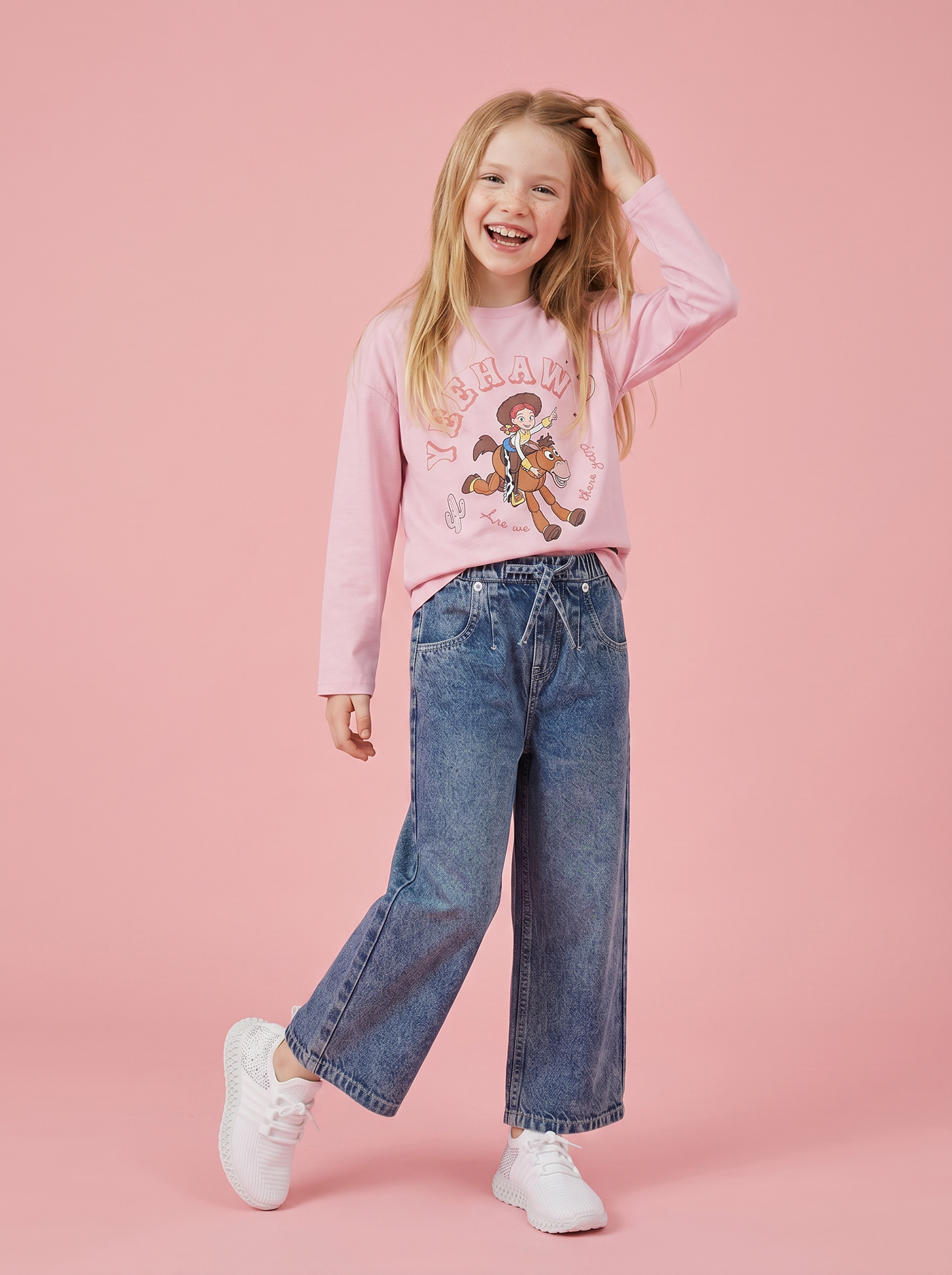 T-shirt manica lunga Jessie Toy Story - Rosa