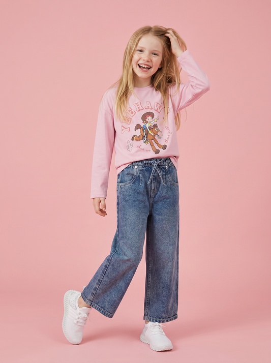 T-shirt manica lunga Jessie Toy Story - Rosa