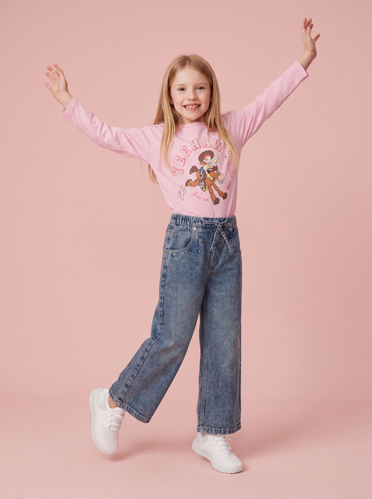 T-shirt manica lunga Jessie Toy Story - Rosa