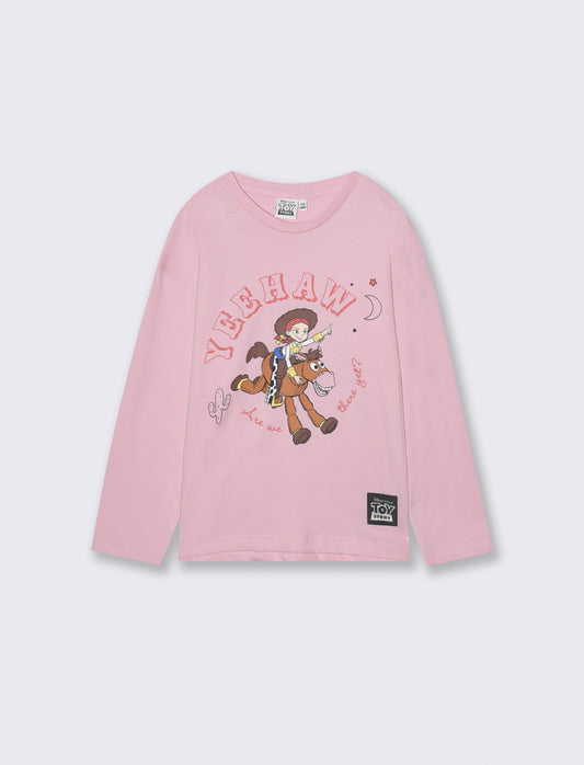 Long Sleeve T-shirt Jessie Toy Story - Pink