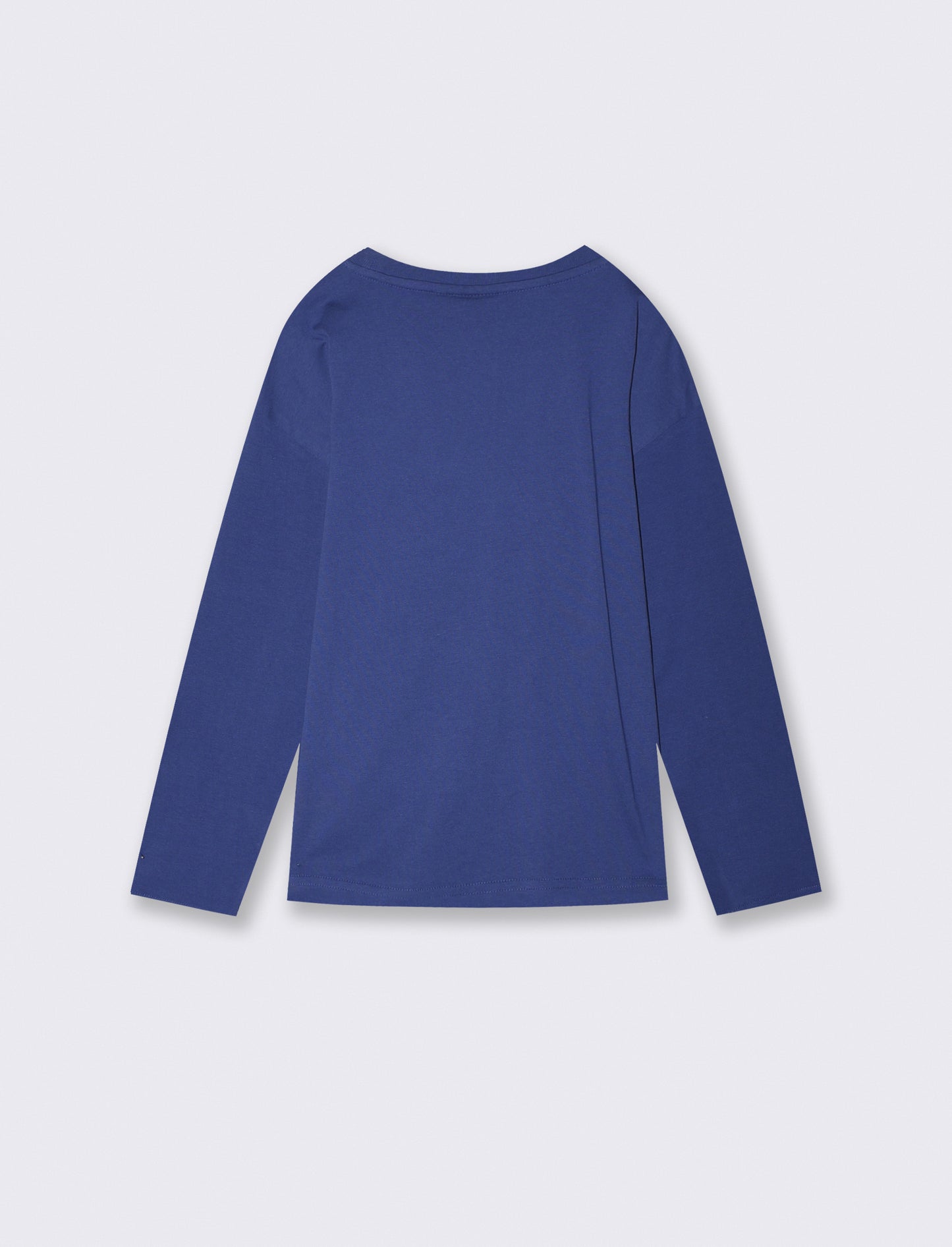 Long Sleeve Cotton Sonic T-shirt - Blue