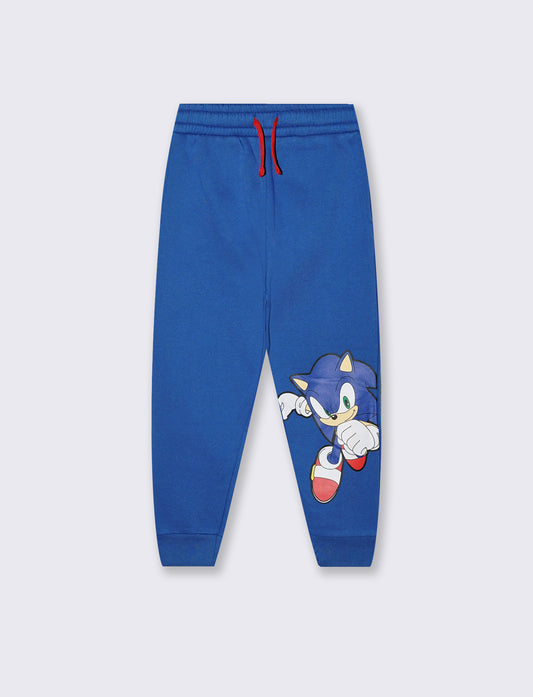 Cobalt Blue Cotton Joggers - Blue