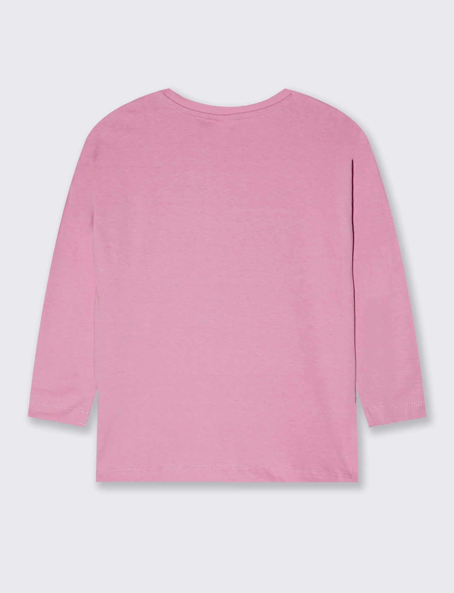 Long Sleeve Crew Neck T-Shirt Minions - Pink