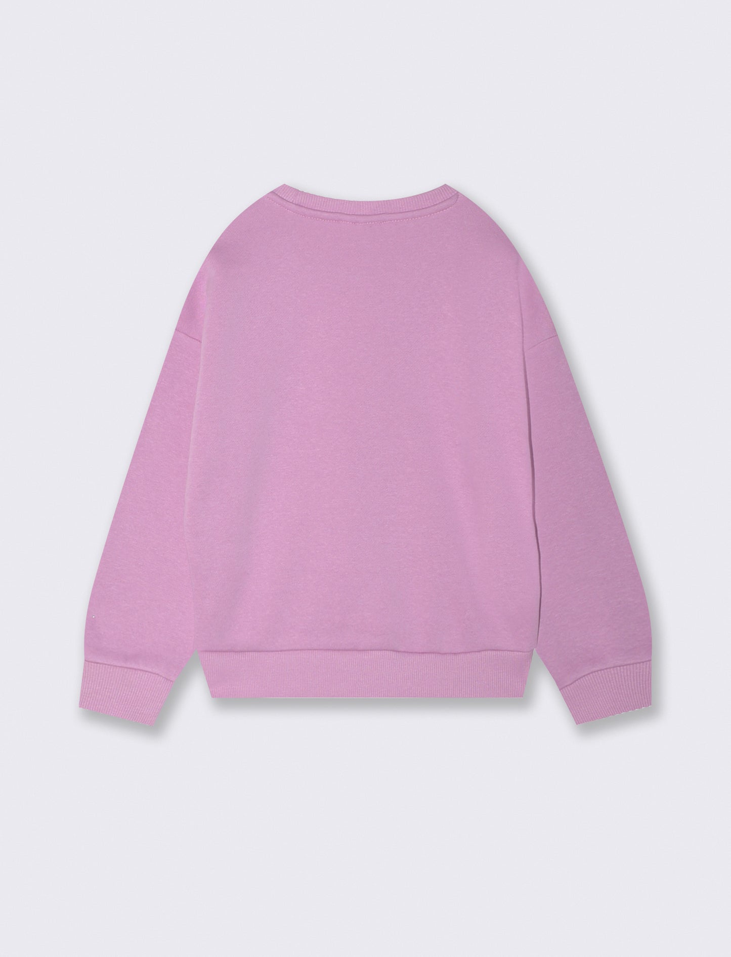 Long Sleeve Minions Sweatshirt with Print - Pink
