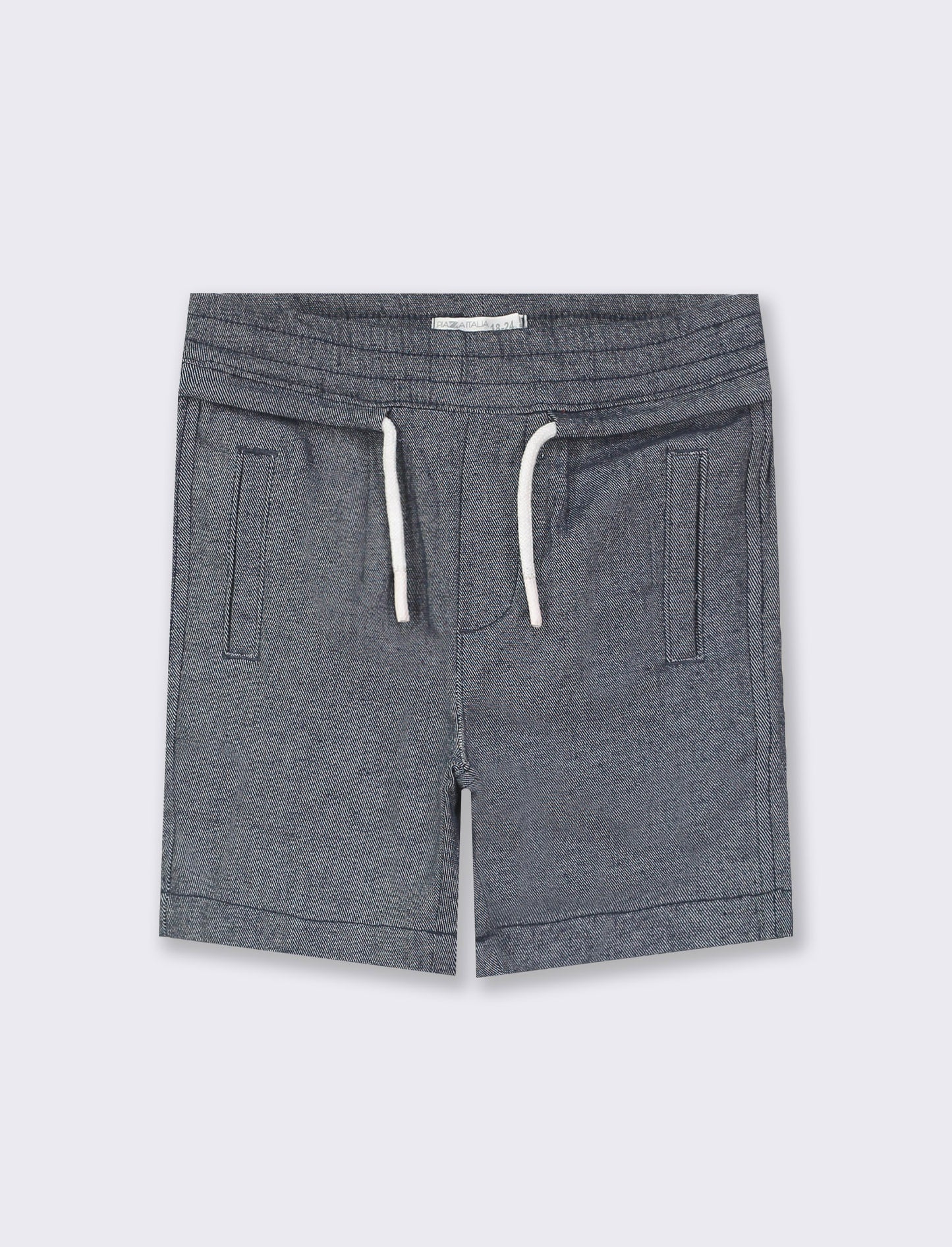 Bermuda effetto denim da neonato - Blu