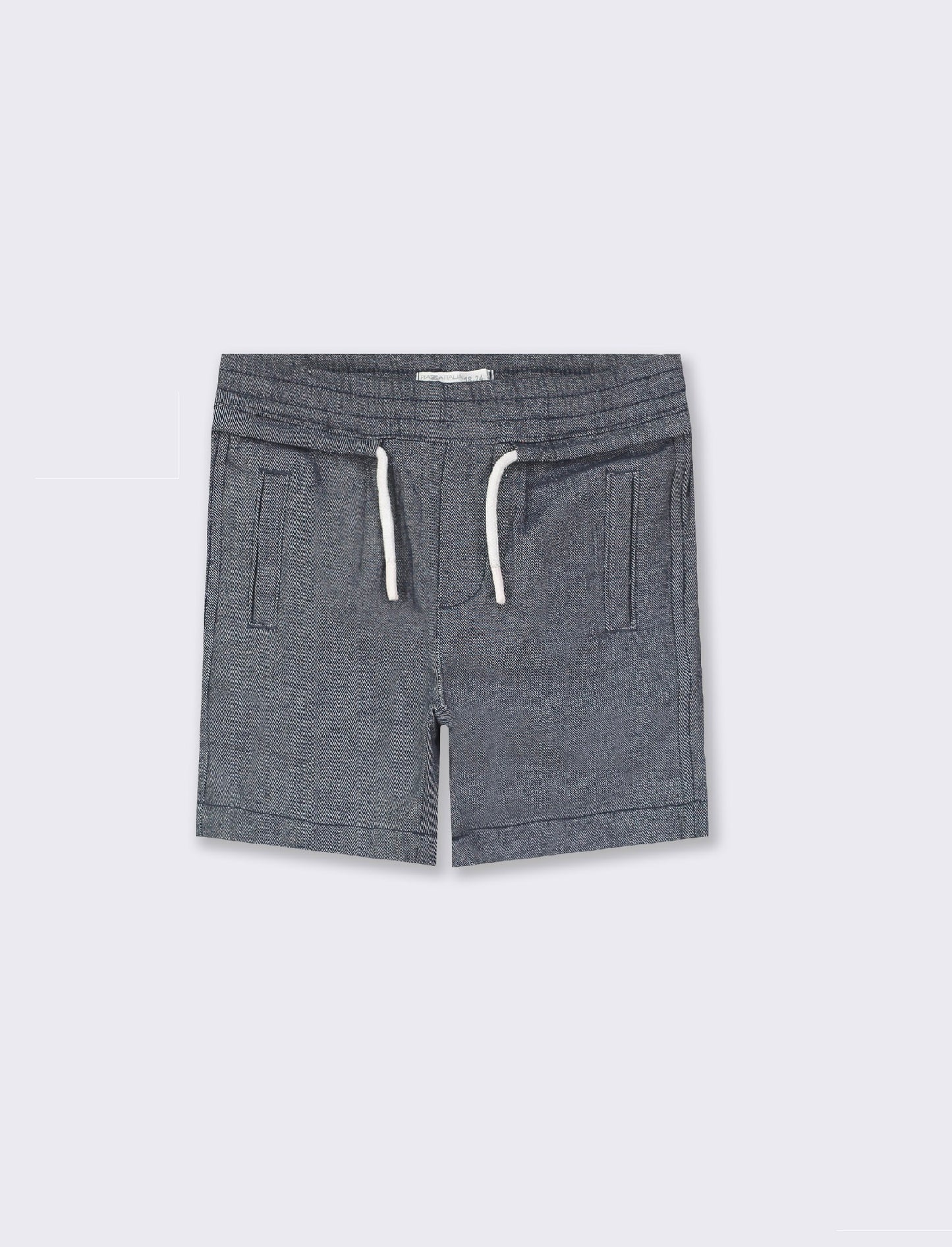 Bermuda effetto denim da neonato - Blu