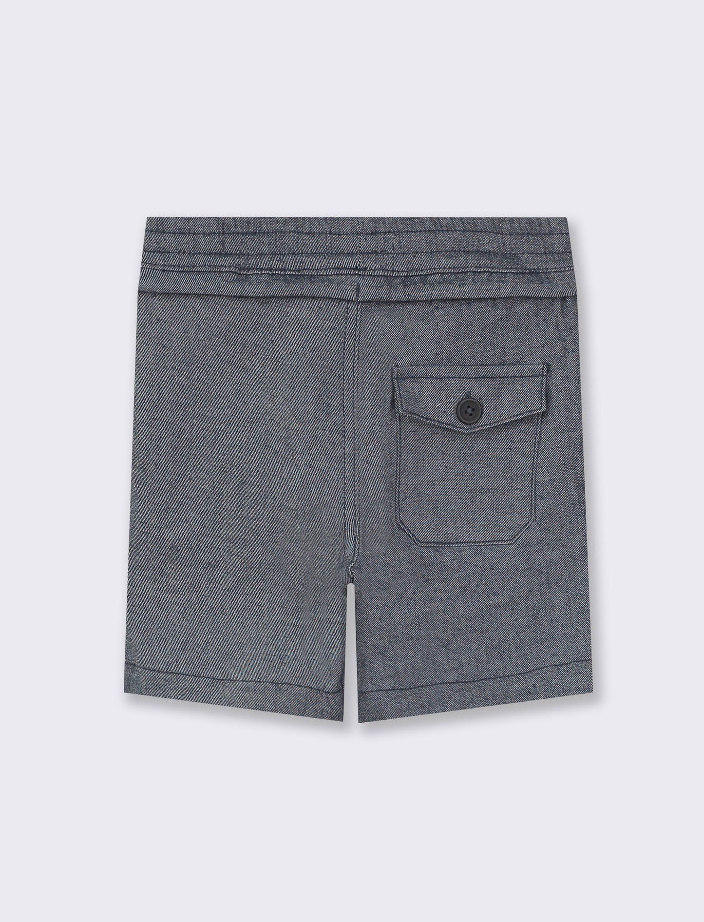 Bermuda effetto denim da neonato - Blu