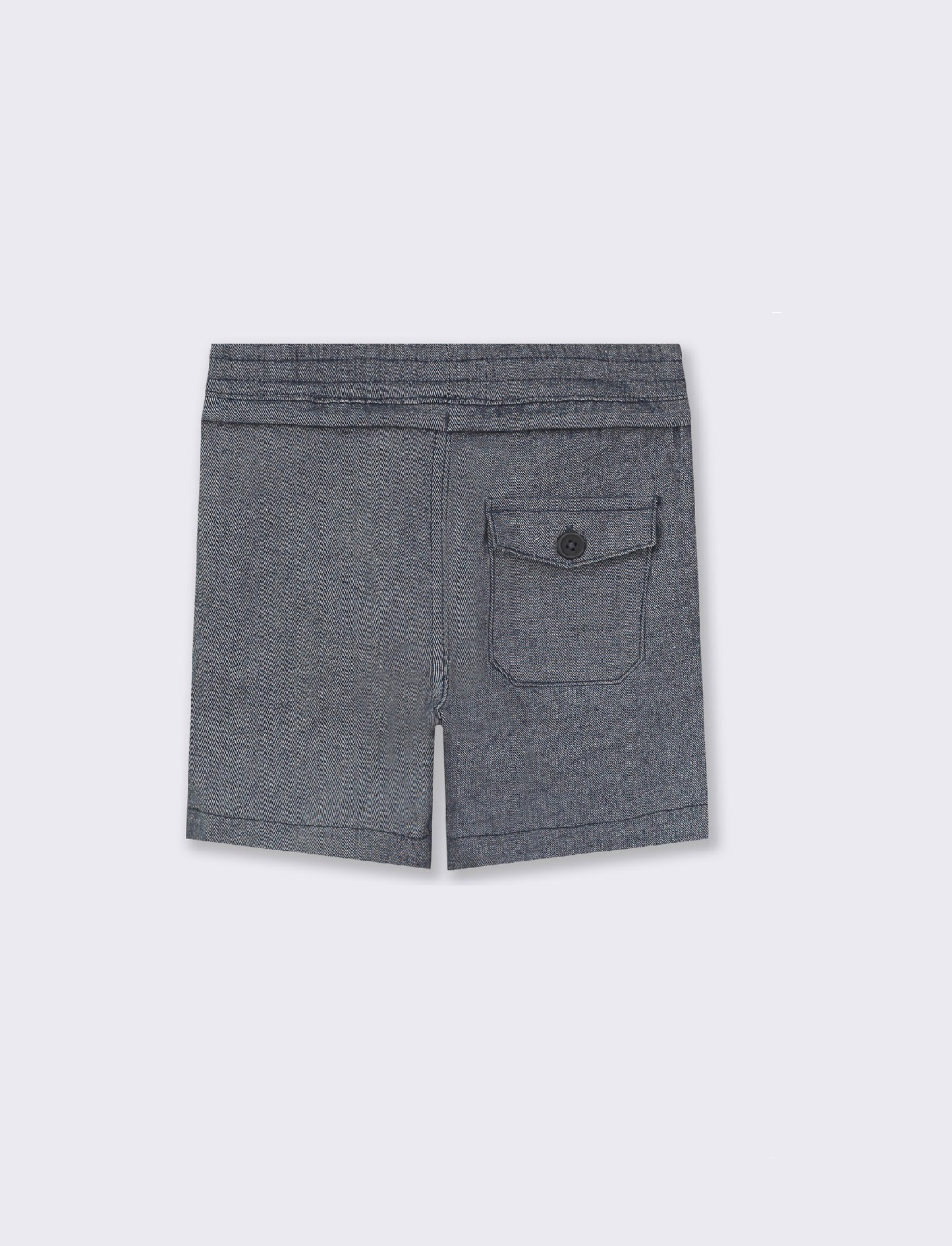 Bermuda effetto denim da neonato - Blu