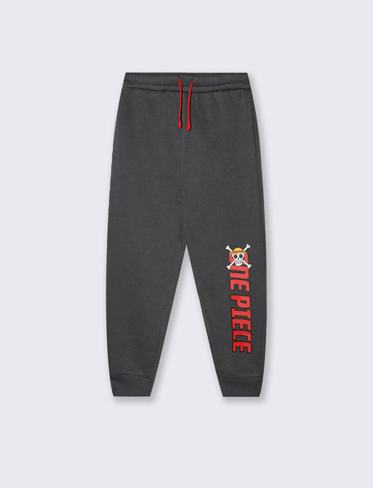 Lead Grey Cotton Jogger One Piece - Grey