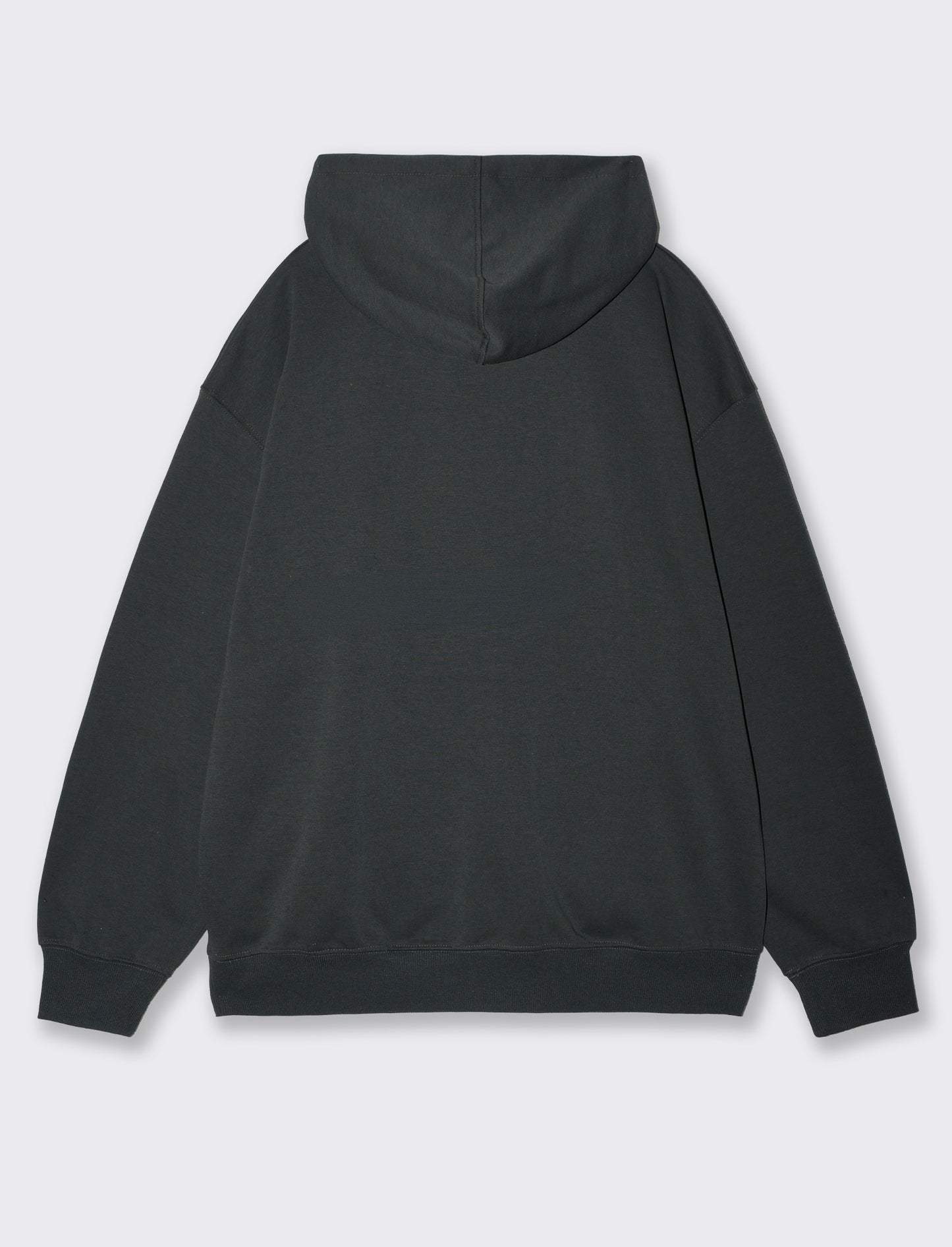 Felpa Cappuccio Relaxed Fit in Interlock - Verde