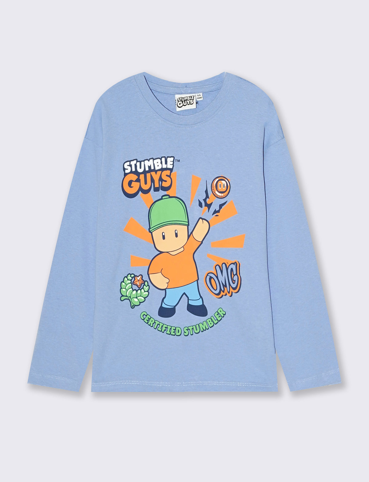 T-shirt maniche lunghe Stumble Guys - Azzurro