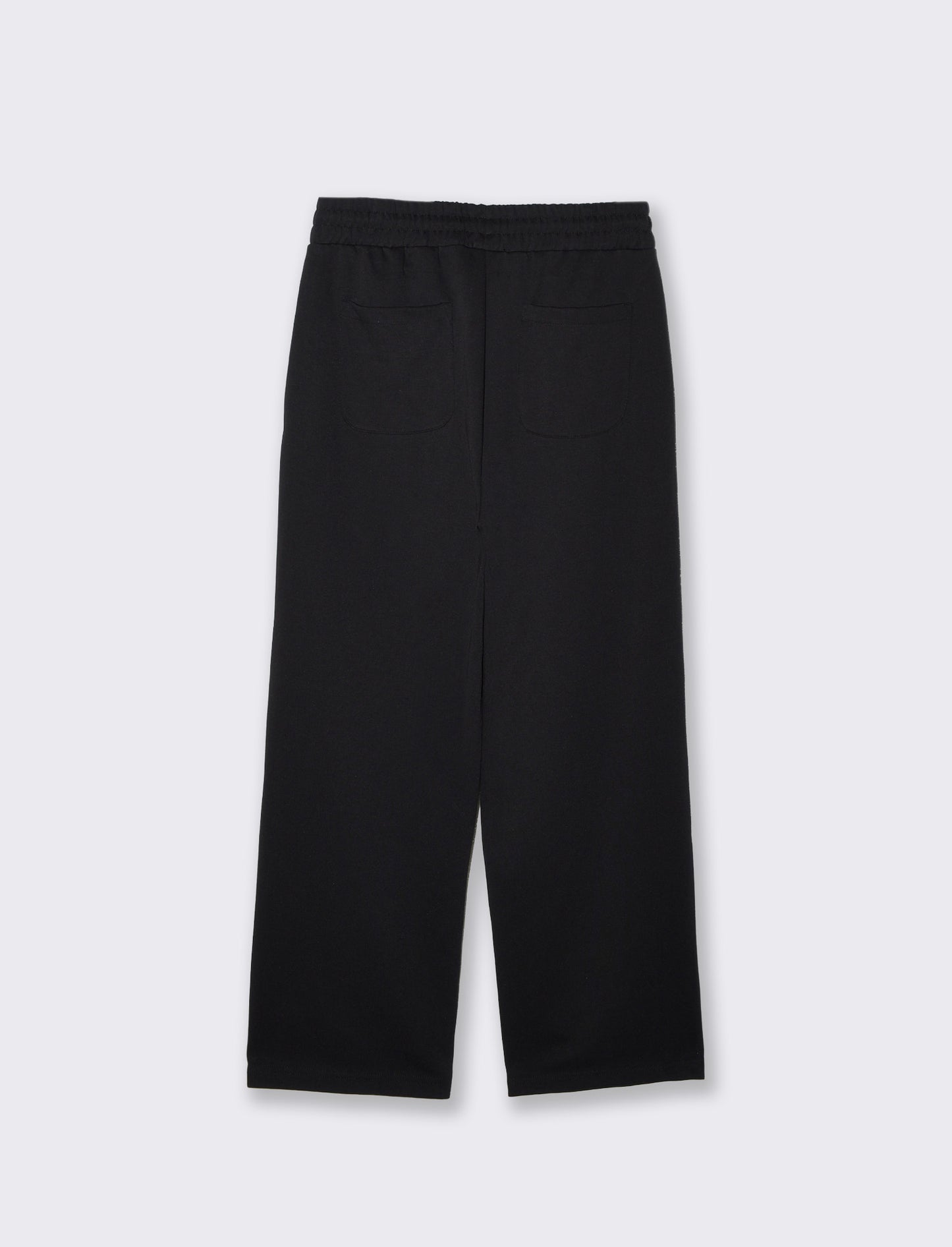 Pantaloni Jogger Relaxed Fit in Interlock - Nero