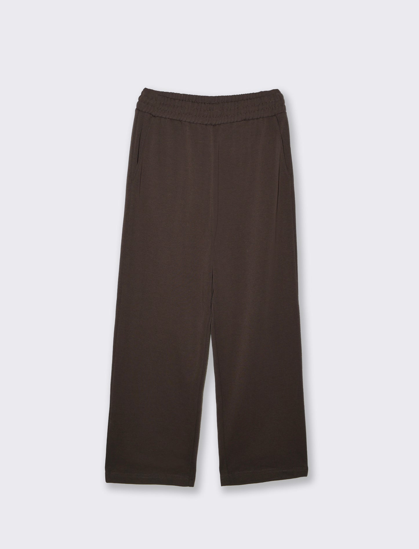 Pantaloni Jogger Relaxed Fit in Interlock - Moro