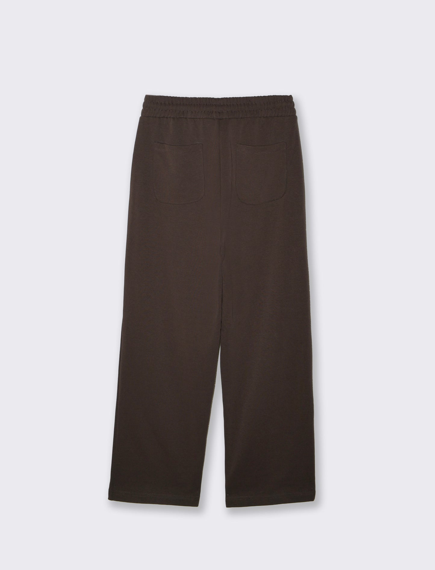 Pantaloni Jogger Relaxed Fit in Interlock - Moro