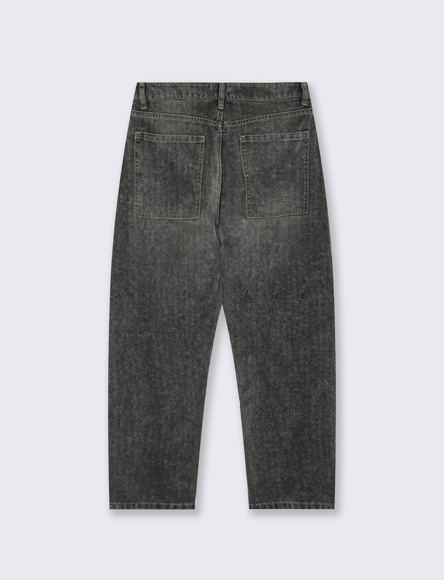 Soft Touch Tapered Wide Leg Jeans Grey - Grey