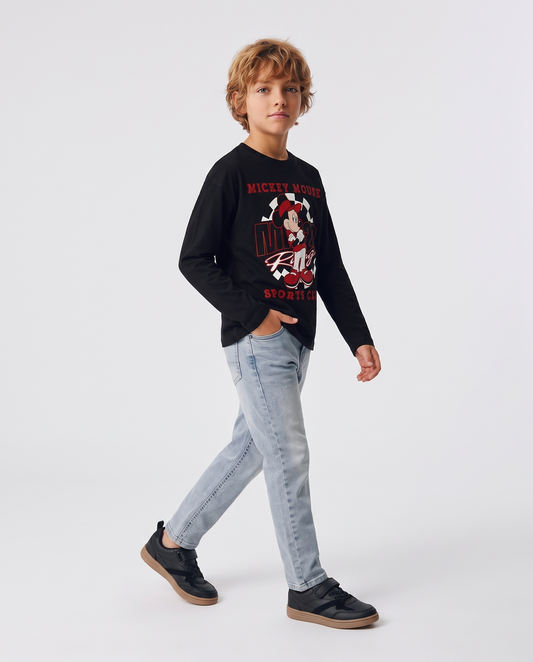 Long Sleeve T-Shirt Mickey Mouse - Black
