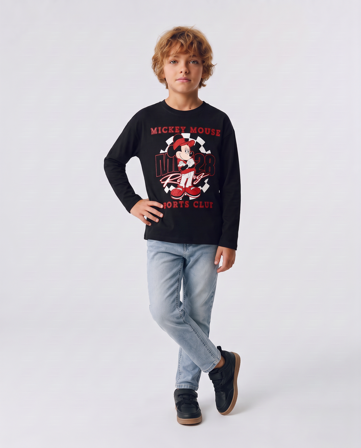 Long Sleeve T-Shirt Mickey Mouse - Black