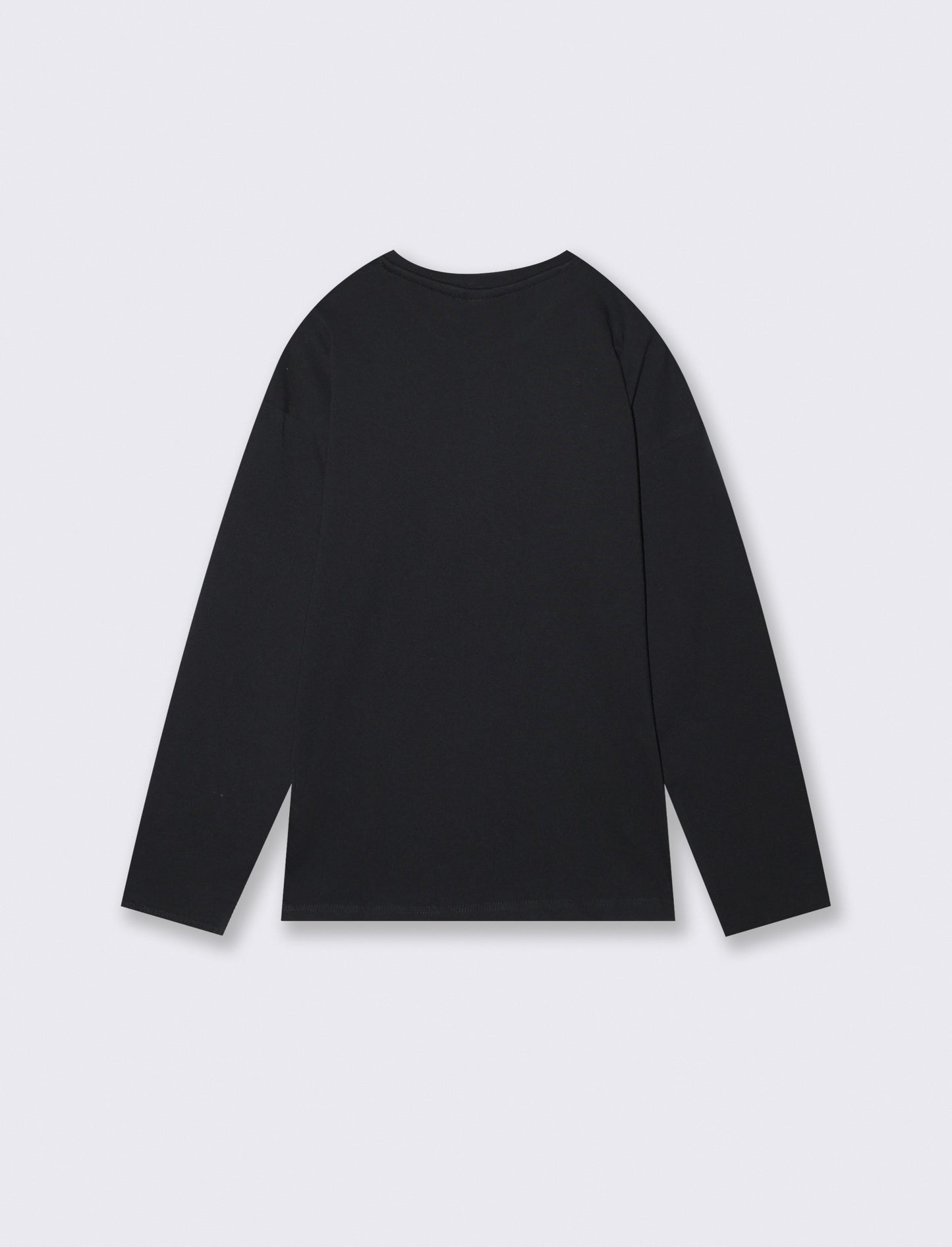 T-shirt maniche lunghe dei Simpson - Nero