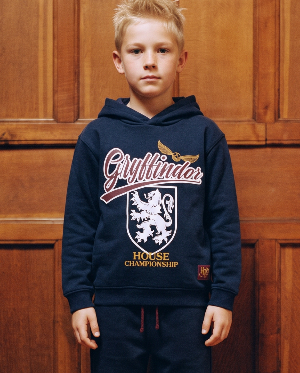 Felpa Harry Potter con cappuccio blu - Blu
