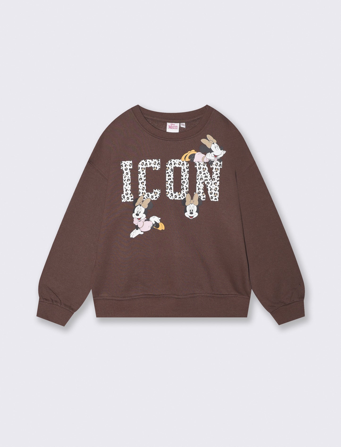 Disney Crewneck Sweatshirt with Minnie - Brown