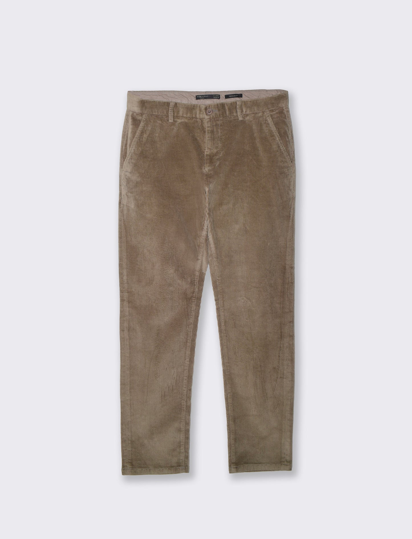 Pantaloni Chino in velluto a coste - Verde kaki