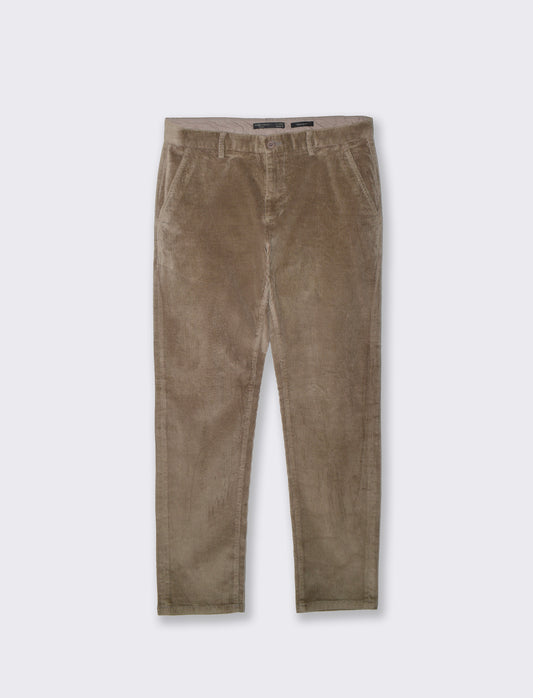Pantaloni Chino in velluto a coste - Verde kaki