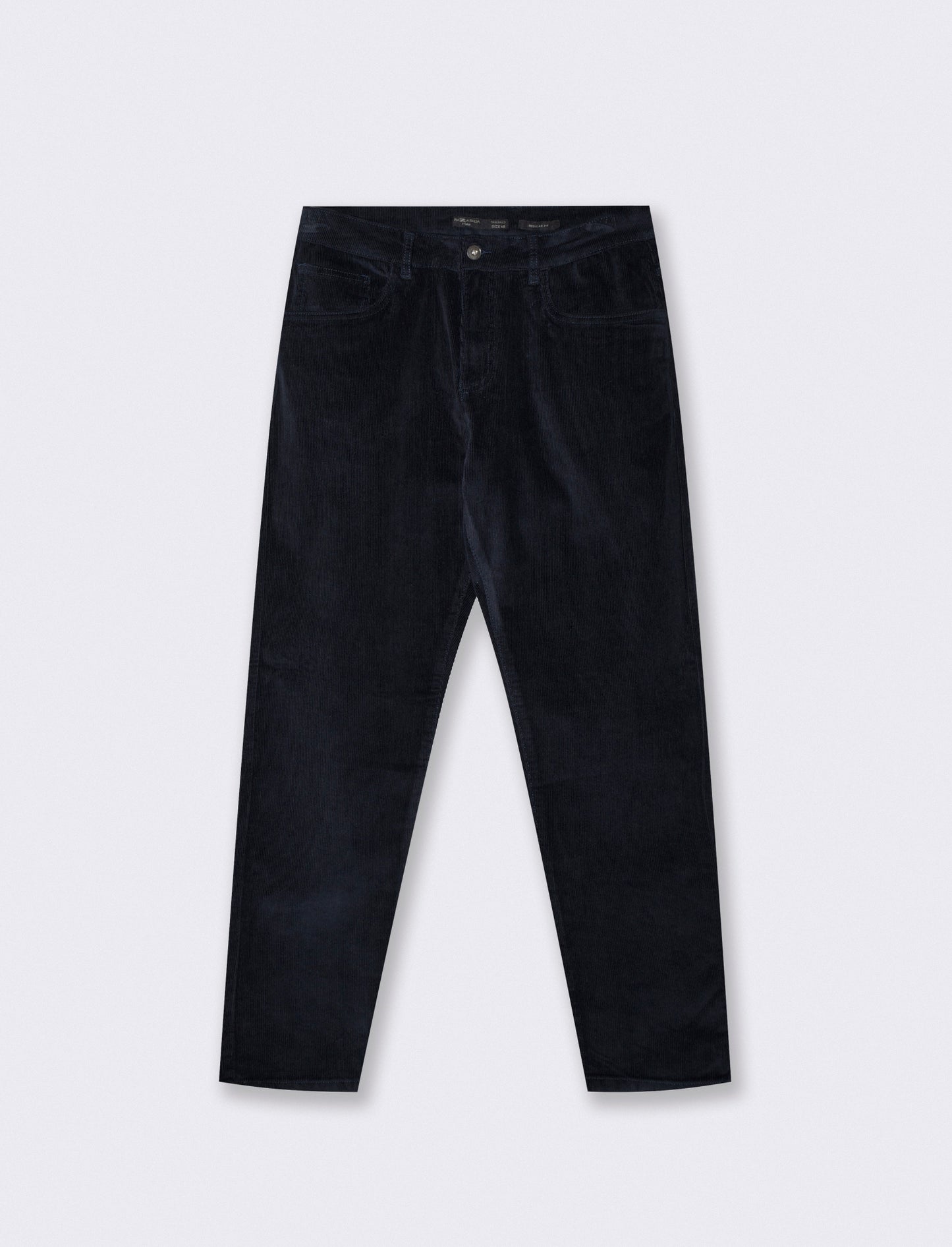 Pantaloni 5 tasche in velluto a coste - Blu