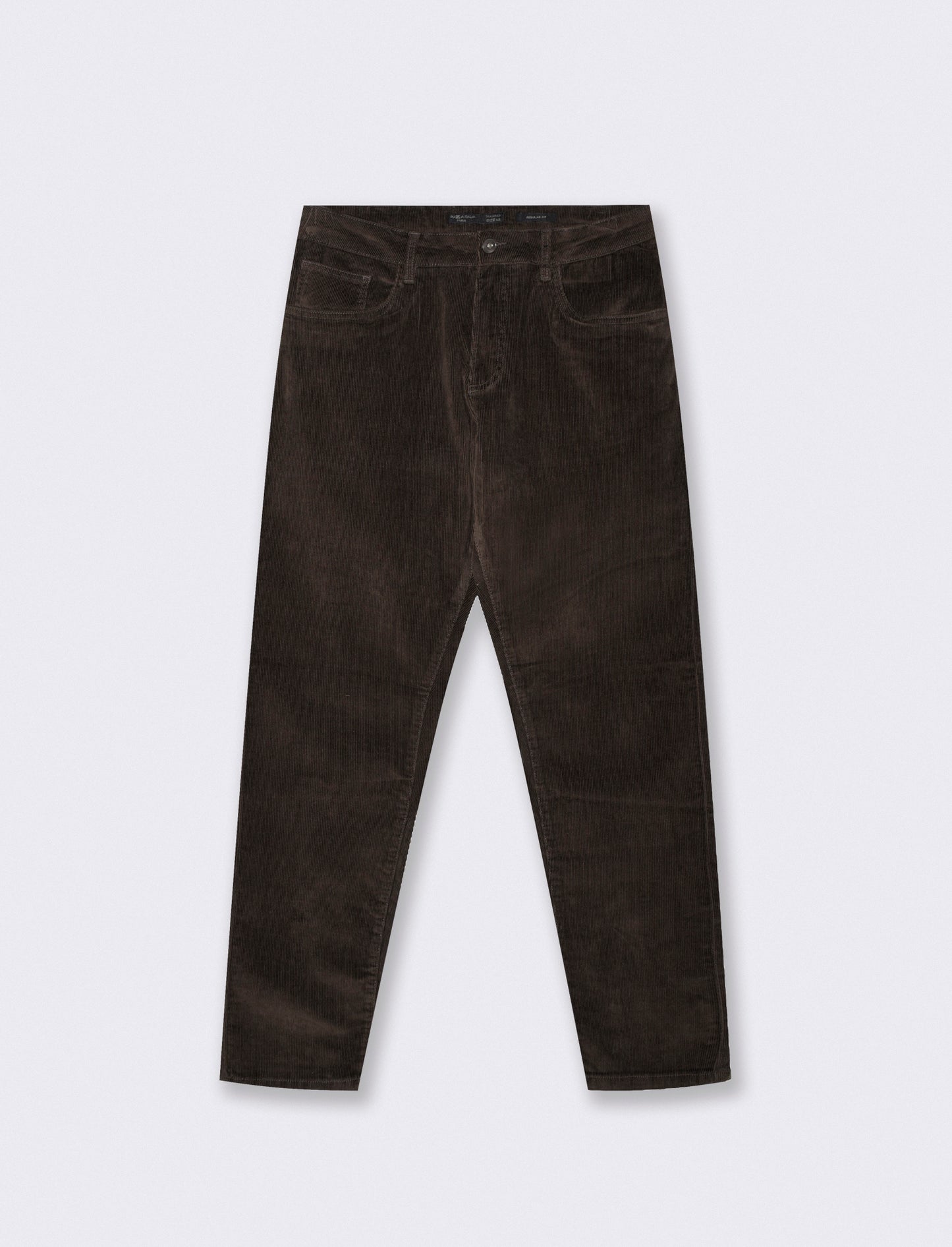 Pantaloni 5 tasche in velluto a coste - Moro